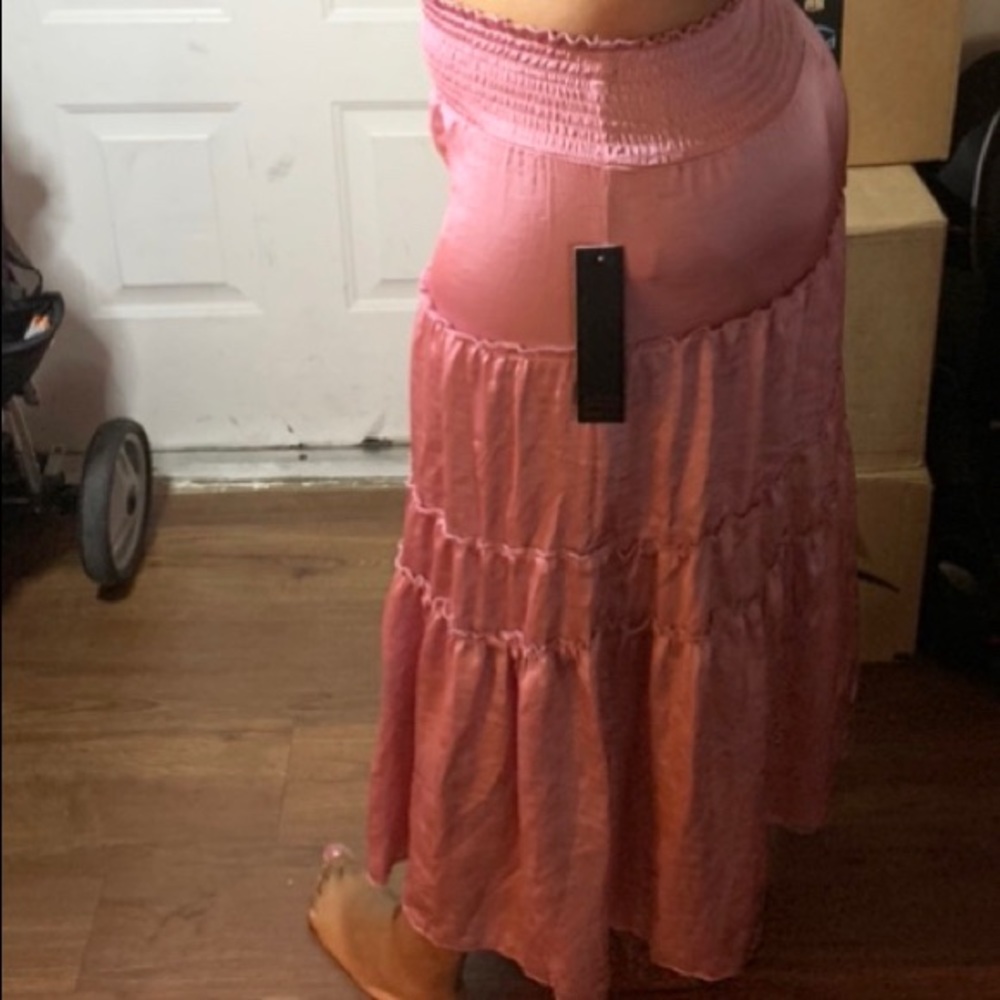 Pink skirt